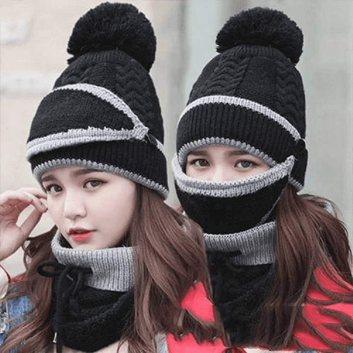 2022 Neues 3 in 1 Winter Beanie Set | Karnz