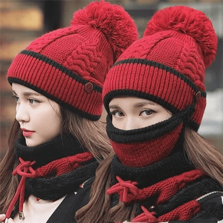 2022 Neues 3 in 1 Winter Beanie Set | Karnz