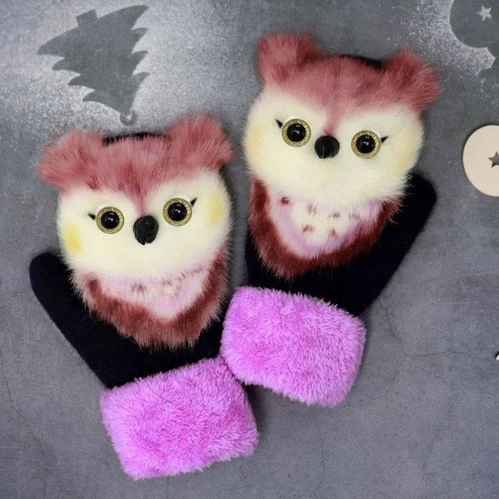 2022 neue Cartoon Plüsch gestrickte Handschuhe🌈 | Karnz