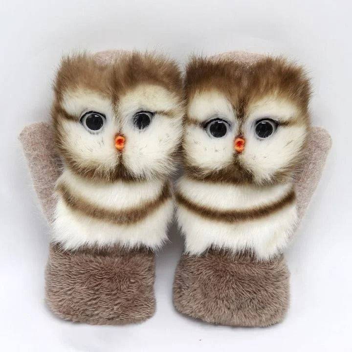2022 neue Cartoon Plüsch gestrickte Handschuhe🌈 | Karnz