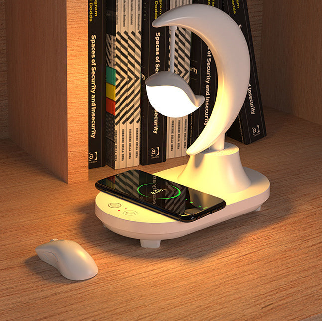 Moonsphere kabellose LED-Lampe mit Bluetooth-Lautsprecher und Ladegerät Karnz