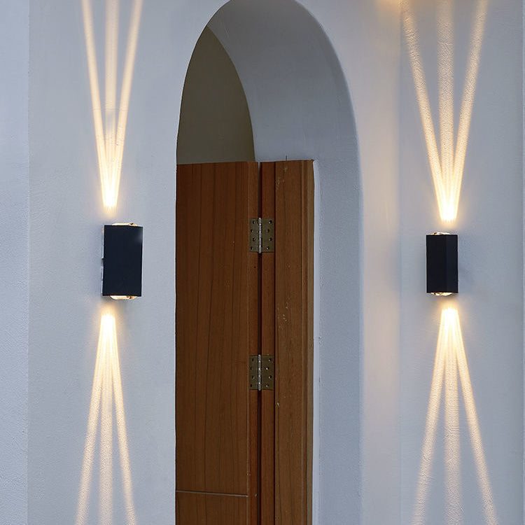 Modern Minimalist Außen Wasserdicht Strahl Spotlicht LED Außen Dekorative Wand Sconce Lampe | Karnz
