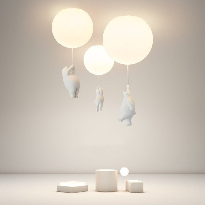 SkyDream Kinder-Deckenlampe mit Bär und Ballon - Verspieltes Design und energieeffiziente LED-Beleuchtung | Karnz