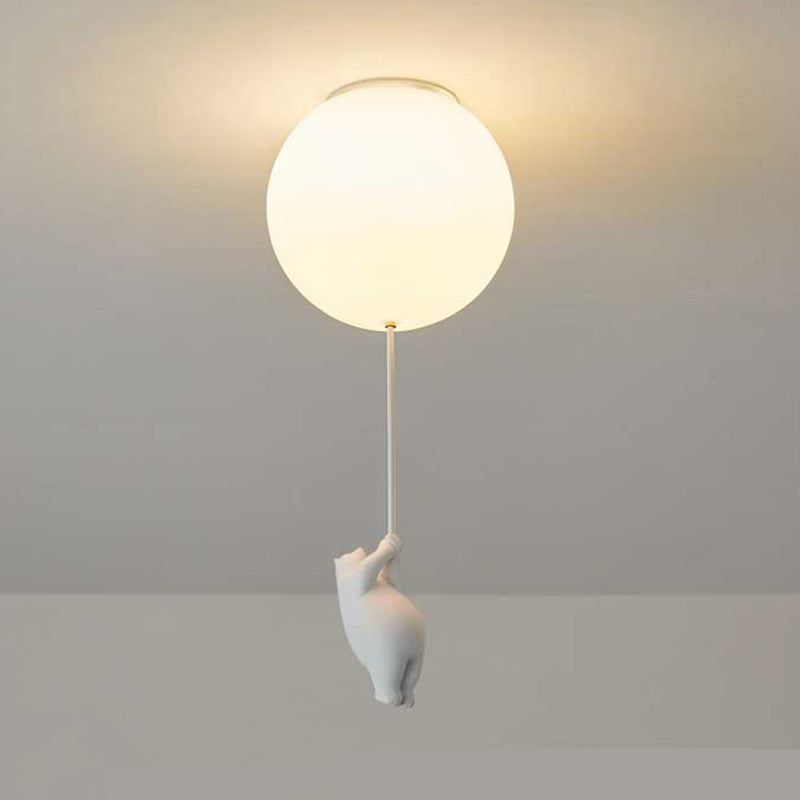 SkyDream Kinder-Deckenlampe mit Bär und Ballon - Verspieltes Design und energieeffiziente LED-Beleuchtung | Karnz