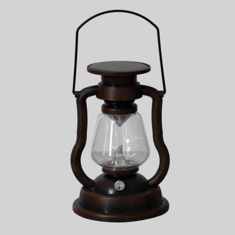 Solar-Retro-Petroleumlampe, Pferdelampe, LED-Außenbeleuchtung für Garten und Terrasse, tragbare Flammenkerzenlampe