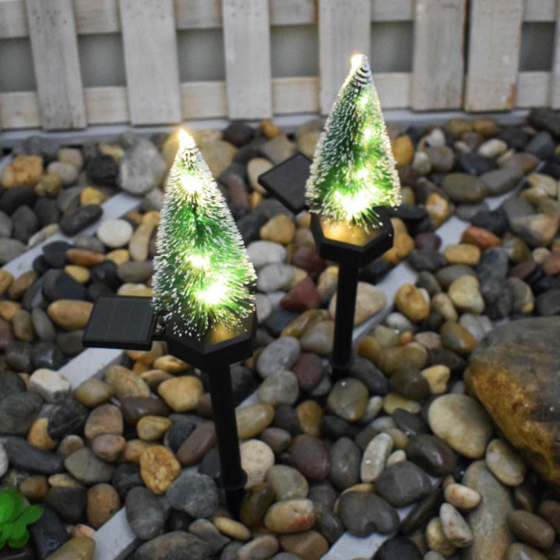 Moderne Solar Weihnachtsbaum Erd-Einlage Rasen-Dekoration Landschaftslicht | Karnz