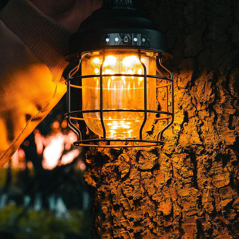 Outdoor Camping Schmiedeeisen LED Licht | Karnz