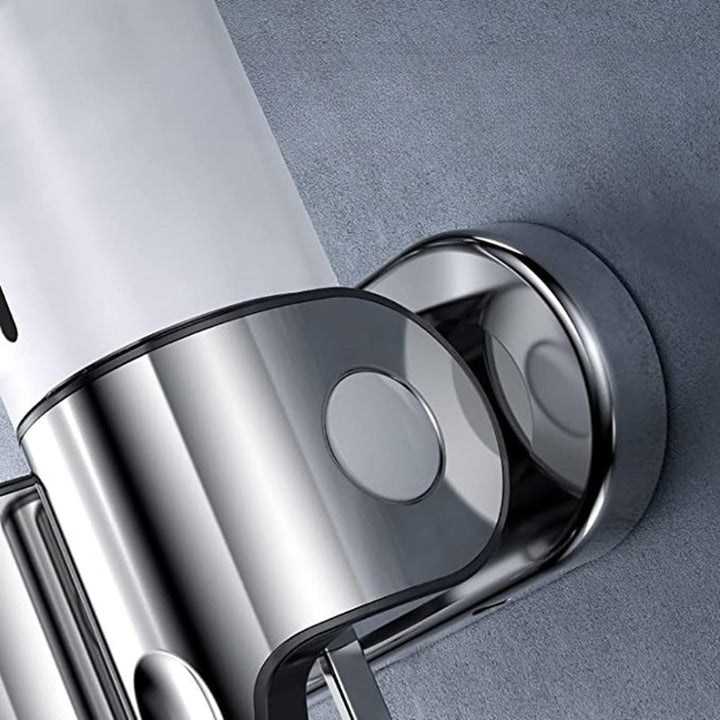 Seifenhalter und -spender, wandmontiert, Edelstahl, Seifenspenderpumpe für Badezimmer und Dusche