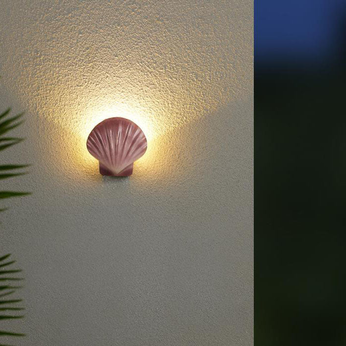Outdoor Kreatives Shell Design Aluminium LED Wasserdichte Wand Sconce Lampe | Karnz