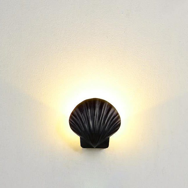 Outdoor Kreatives Shell Design Aluminium LED Wasserdichte Wand Sconce Lampe | Karnz