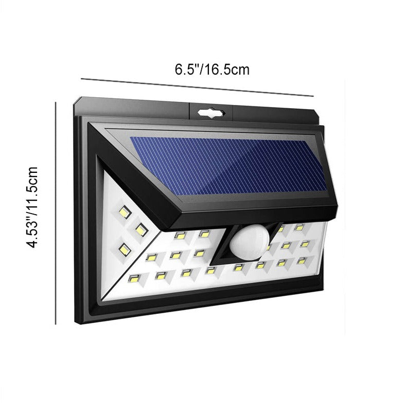 Outdoor Solar Trapez Körper Sensor Wasserdichte LED Patio Wand Sconce Lampe | Karnz