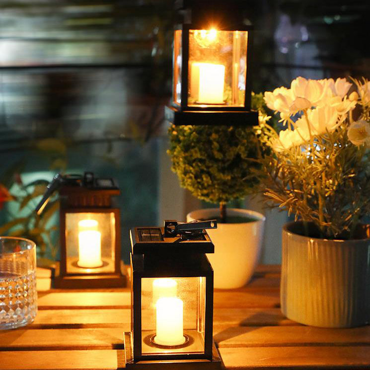 Moderne Solar Star Kerze ABS wasserdichte LED Außenlichter | Karnz