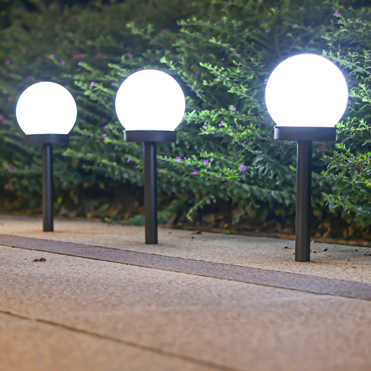 Wasserdichte Solar-LED-Globusleuchte aus ABS für den Garten