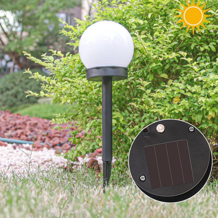 Wasserdichte Solar-LED-Globusleuchte aus ABS für den Garten