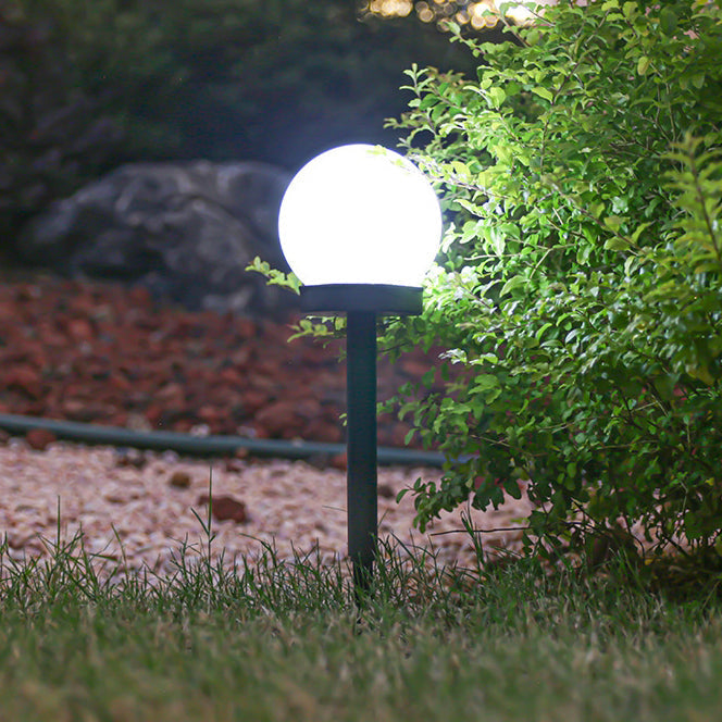 Moderner Minimalistischer Wasserdichter Solar Kugele LED Landschaftslicht Für Garten | Karnz