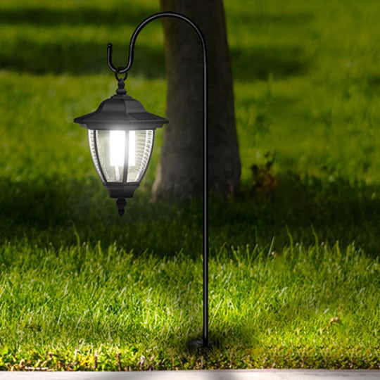 Traditionelle Bauernhaus wasserdichte Solar Laternen Kunststoff Erdnuss-Stecker LED Landschaftslicht für den Garten | Karnz