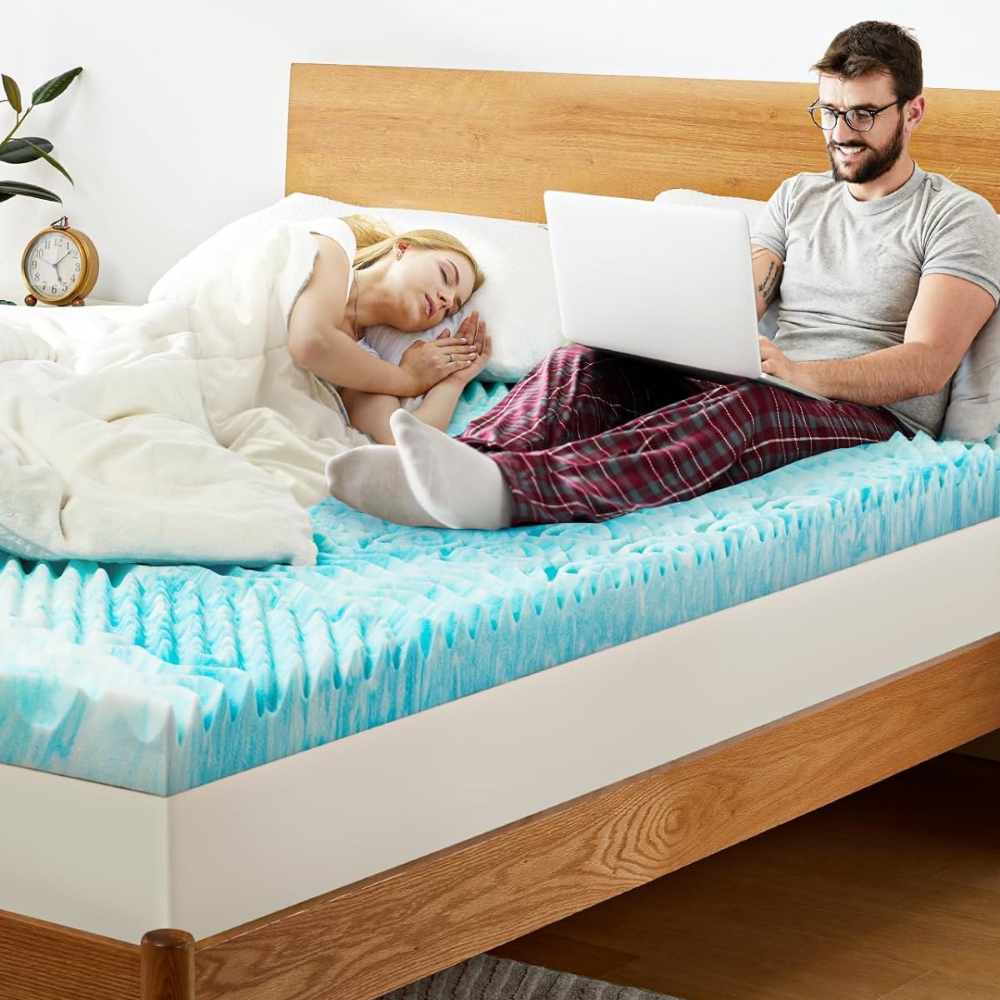Premium Kühlung Ei Kiste Schaum Matratzen Topper | Karnz
