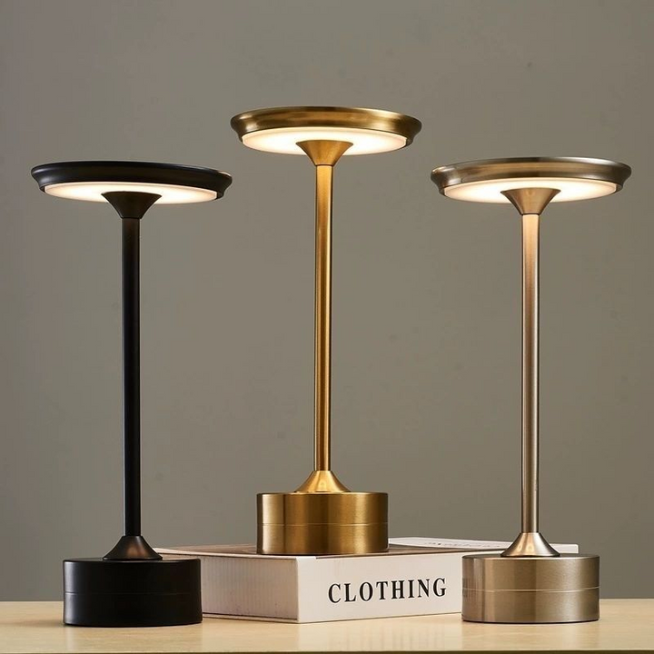 Aluminium wiederaufladbare Touch-Dimmer-Tischlampe | Karnz