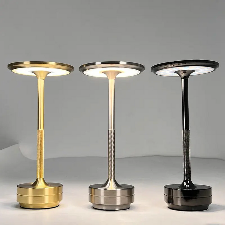 Aluminium wiederaufladbare Touch-Dimmer-Tischlampe | Karnz