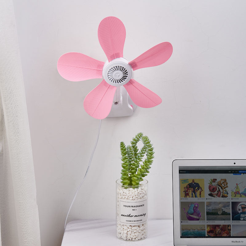 Damen Tragbarer Tischventilator mit floralem Design Karnz