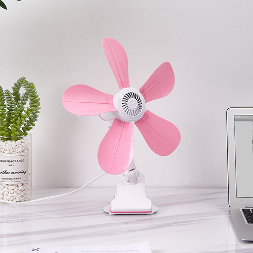 Damen Tragbarer Tischventilator mit floralem Design Karnz