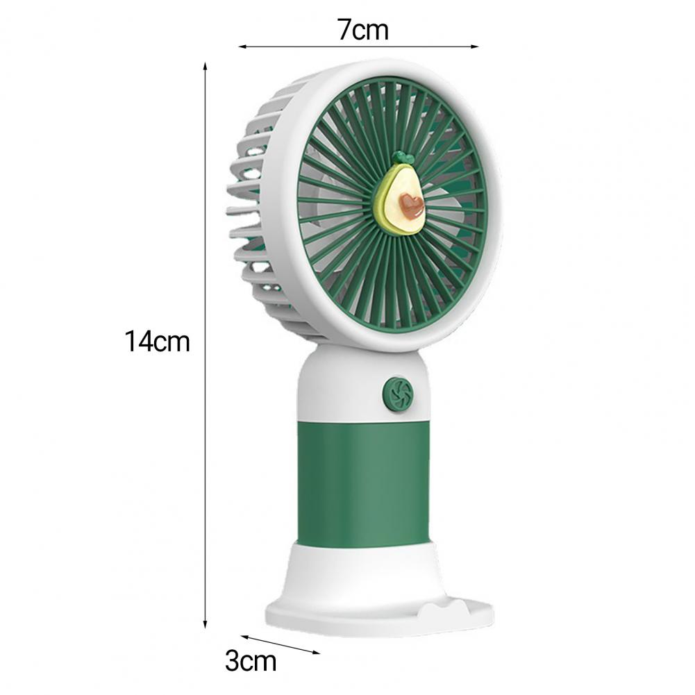 MTech Tragbarer Handventilator – Starker Wind, Geräuschlos, Wiederaufladbarer Mini-Ventilator mit Basis | Karnz