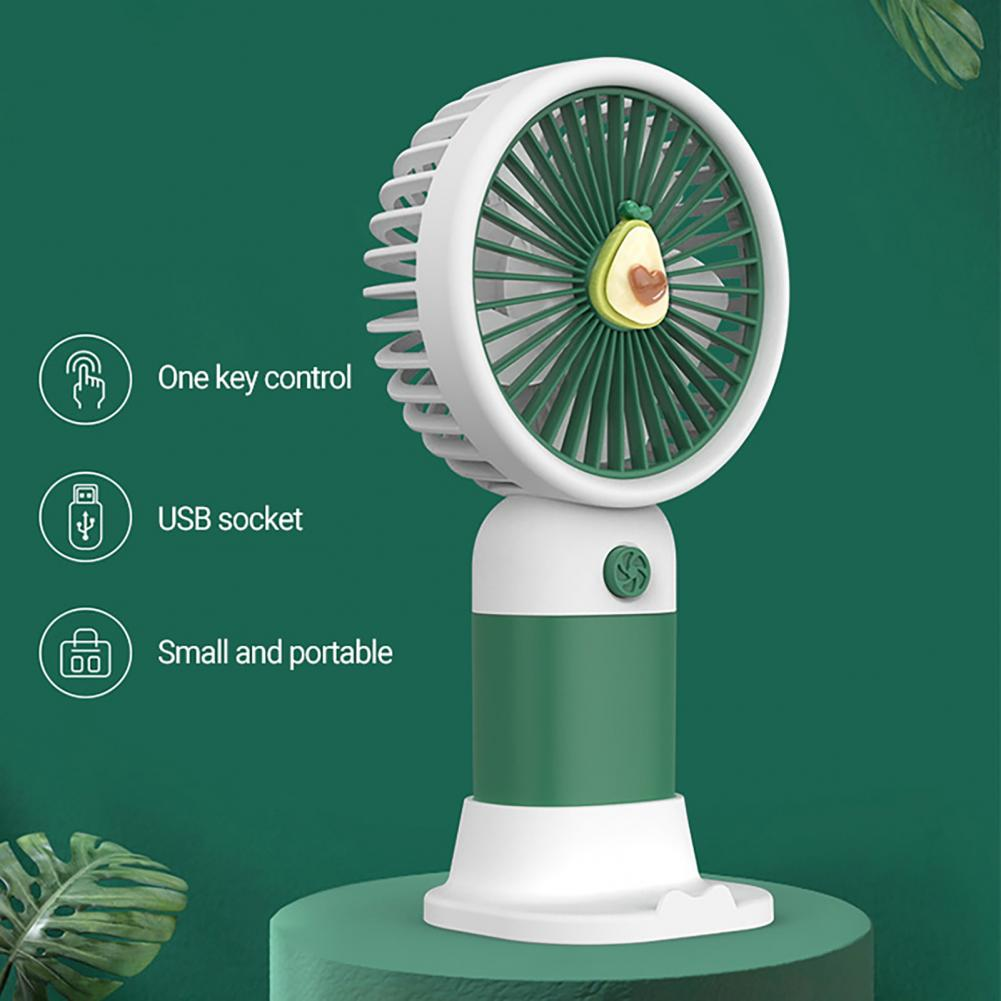 MTech Tragbarer Handventilator – Starker Wind, Geräuschlos, Wiederaufladbarer Mini-Ventilator mit Basis | Karnz