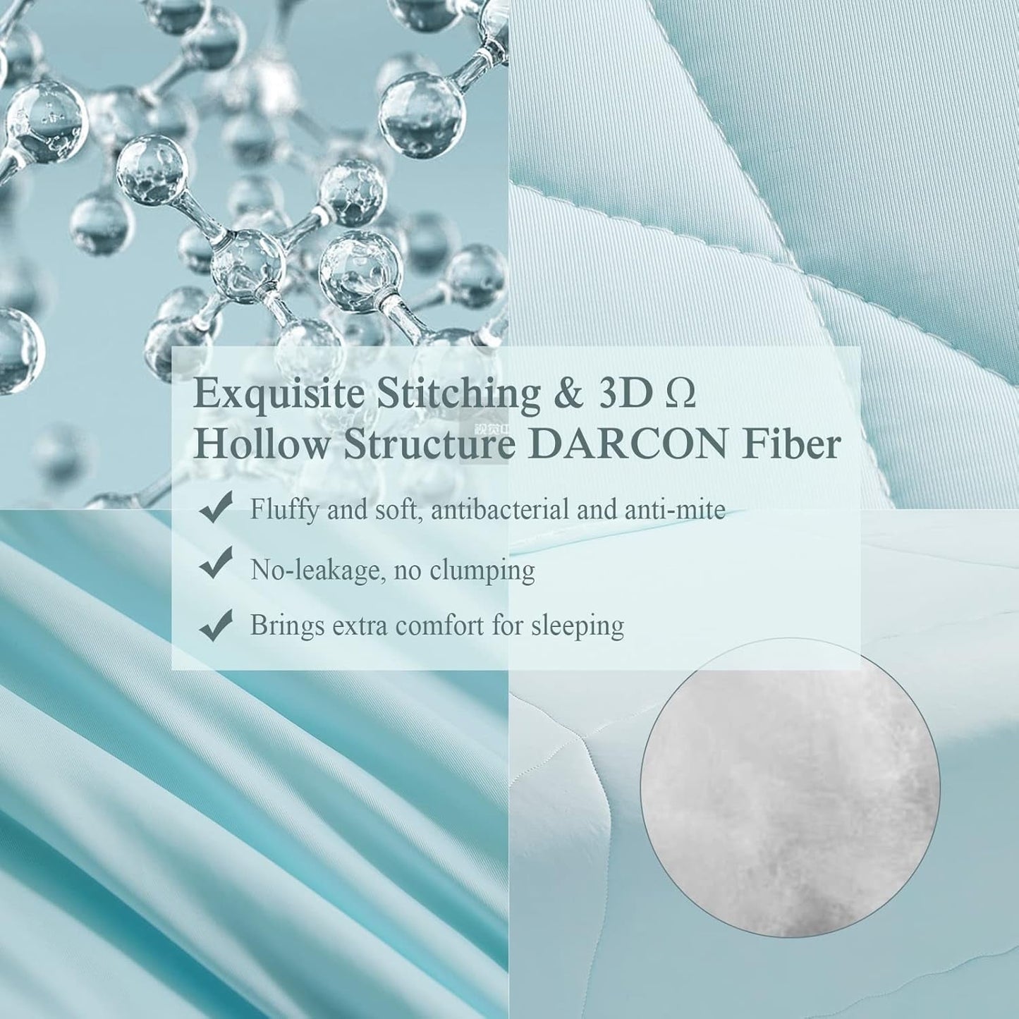 Ultra Soft Cloudy 3D Kühlkomfortdecke Extreme Q Max 0.5-Lake Blue | Karnz
