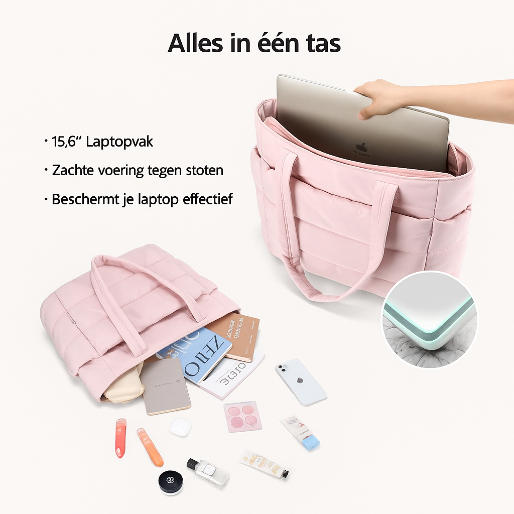 DraagMeega Luxus Tagesrucksack – Leicht, Gepolstert & Vielseitig für den Alltag | Karnz