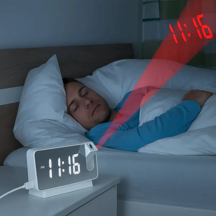 Digitalprojektionsuhr – Zeitbild projektierbar bis zu 5 m
