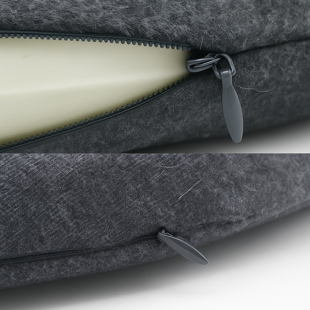 Memory Foam Rückenschmerzen Linderung – Ergonomische Hochdichte Unterstützung – Tragbar für Arbeit und Reisen Karnz