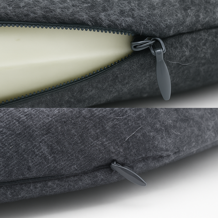 Memory Foam Rückenschmerzen Linderung – Ergonomische Hochdichte Unterstützung – Tragbar für Arbeit und Reisen Karnz