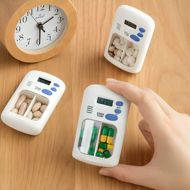 Medikamentenerinnerung mit Timer – Tragbar & Einfach zu bedienen – Tägliche Gesundheitsunterstützung Karnz