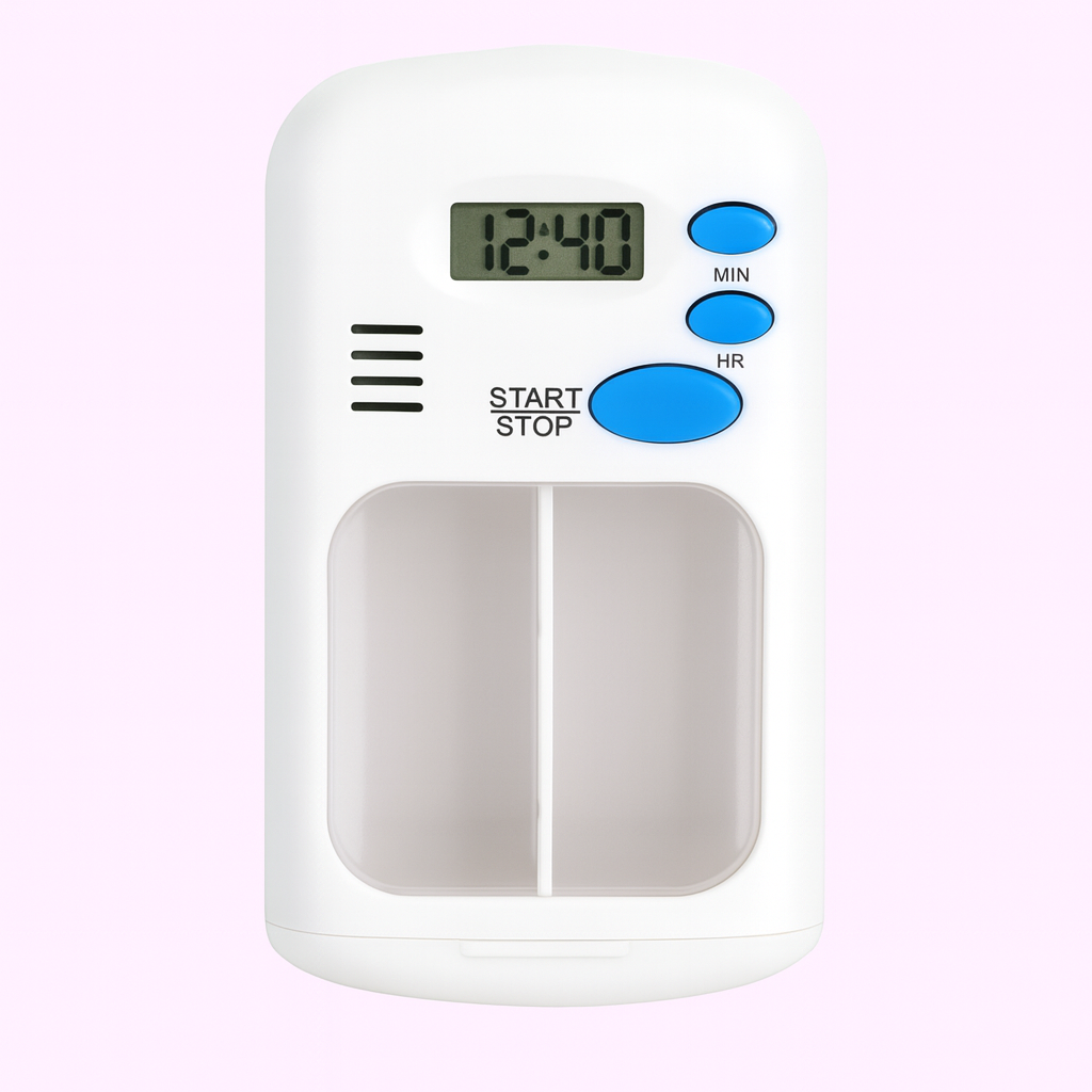 Medikamentenerinnerung mit Timer – Tragbar & Einfach zu bedienen – Tägliche Gesundheitsunterstützung Karnz
