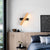 Lineare Lese-Wandleuchte Moderne Holz Rotierbare LED Schlafzimmer Wandleuchte Beleuchtungseinrichtung | Karnz