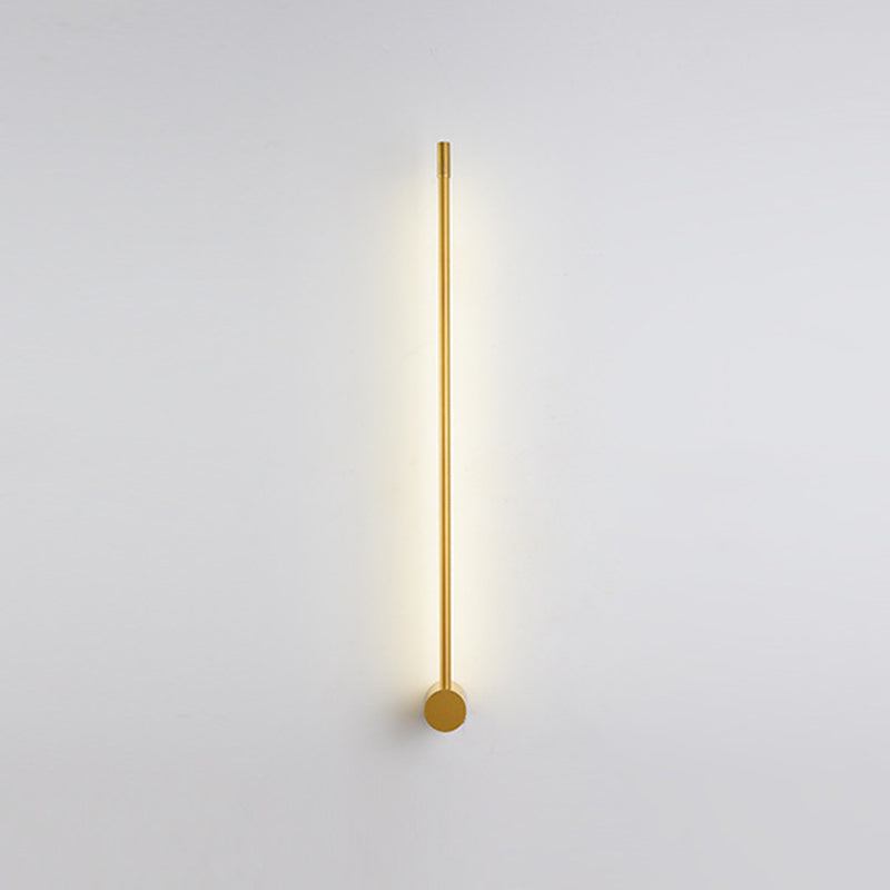 Schlanke Röhrenförmige Wandlampe Moderne Metall Wohnzimmer LED Wandleuchte | Karnz