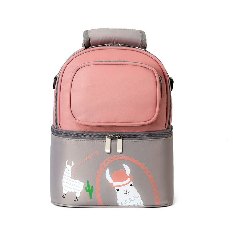 Fun Alpaka-Themen Isolierte Rucksack Karnz