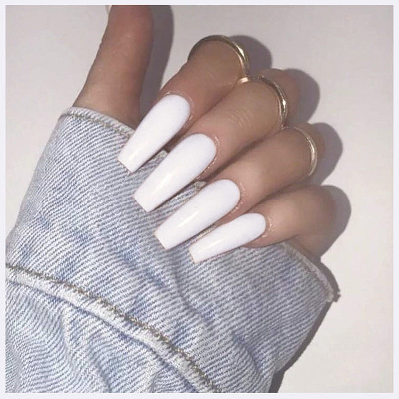 Lange Sarg Press-On Nagelspitzen