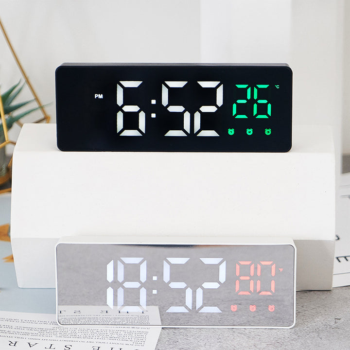 Digitaler Tischwecker mit Temperaturanzeige und Led-Display Karnz