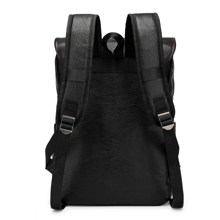 Vintage Stil Leder Rucksack Karnz