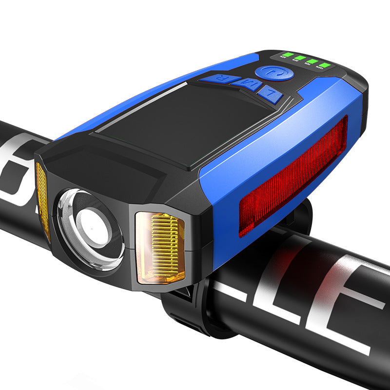 Multi-Function USB Wiederaufladbares Fahrrad Sicherheitslicht System Karnz