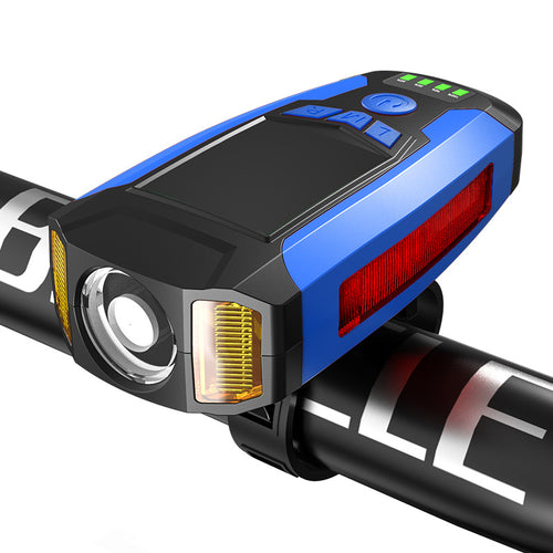Multi-Function USB Wiederaufladbares Fahrrad Sicherheitslicht System Karnz