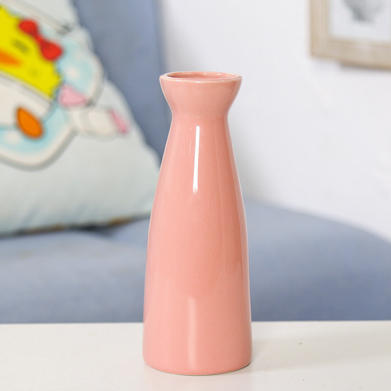 Moderne Minimalistische Keramik Blumen Vase Karnz