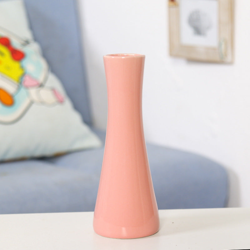 Moderne Minimalistische Keramik Blumen Vase Karnz