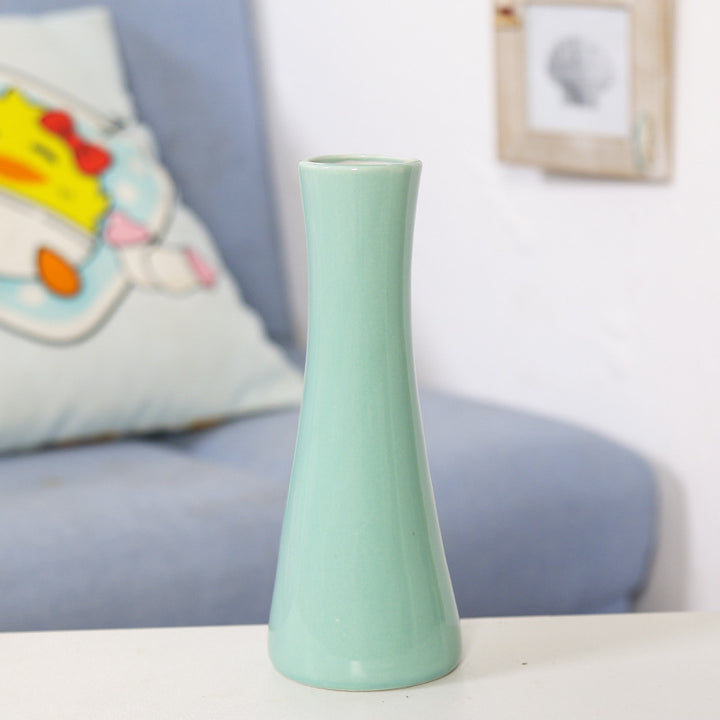 Moderne Minimalistische Keramik Blumen Vase Karnz