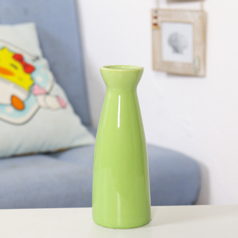 Moderne Minimalistische Keramik Blumen Vase Karnz