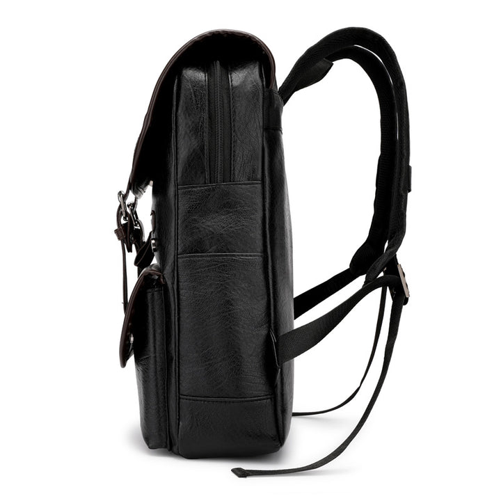 Vintage Stil Leder Rucksack Karnz