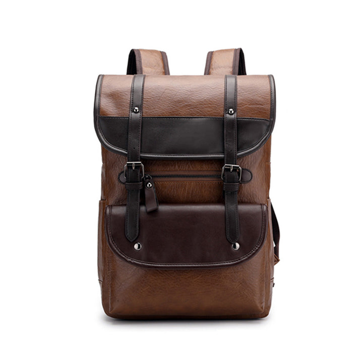 Vintage Stil Leder Rucksack Karnz