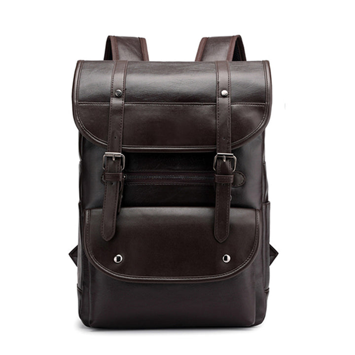 Vintage Stil Leder Rucksack Karnz