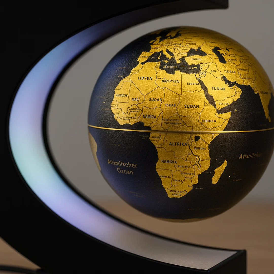 AstroGlobe LED-Weltkugel – Schwebende Globuslampe mit Magnetaufhängung